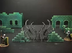 Ruined Arcane Wall (15mm scale)