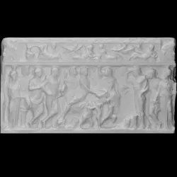 Sarcophagus with depiction of Dionysus and Ariadne