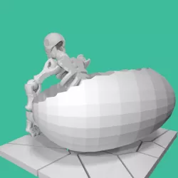skeleton egg