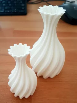 Slender Spiral Vase