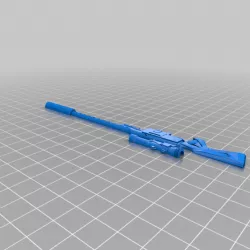 Snipe rifle EMRE half part