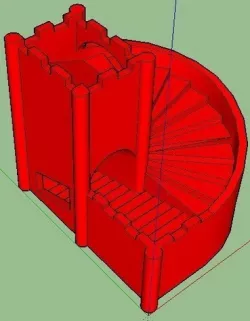 stairs dice tower