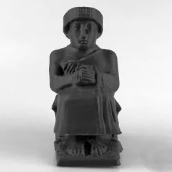 Statue of Gudea at MET, New York