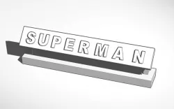 superman desk decor