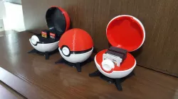 Switch & 3Ds/Ds Cartridge Case - Pokeball