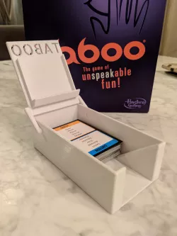 Taboo Board Game Insert with Deck Holder