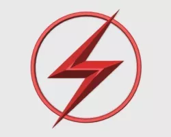 The CW Kid Flash Chest Piece