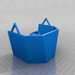 TPU (or other flexible filament) Scold's Bridle with Gag