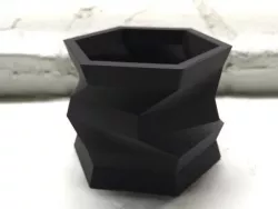 Twisted Hexagon Vessel