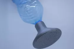 Watering can nozzle for bottle