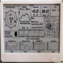 Waveshare 7.5" e-paper weather display