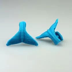 Whale Tail Cuff Links