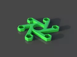 10MM Nut Fidget Spinner ( 6 Nuts )