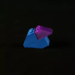 2x2 Slope Down- Printable Lego Brick
