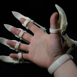 3D Printed Exoskeleton (Index Finger + Attachments)