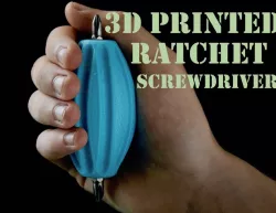 3D Printed Ratchet Screwdriver