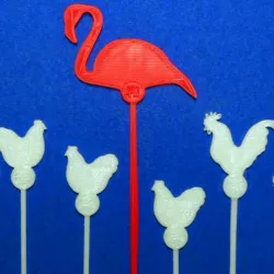 A Flamingo Among Chickens