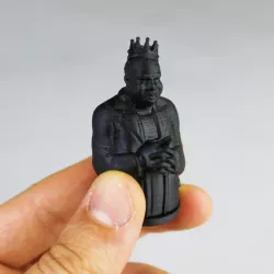BIGGIE The Chess King! (Resin print)