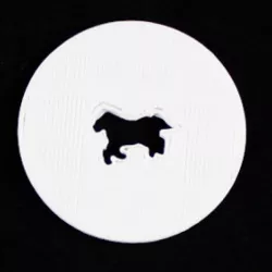 Bokeh filter - Horse