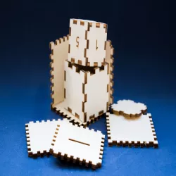 Box in the box - design for lasercut with Makercase