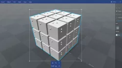 Braille 3 layer magic cube puzzle