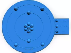 Braille Atom Model