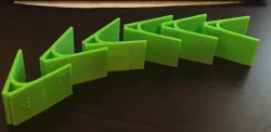 Braille Clothing Clips for the Visually Impaired