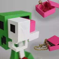 brain box for the minecraft creeper anatomy