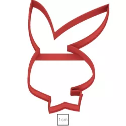 Bunny Playboy cookie cutter for professional