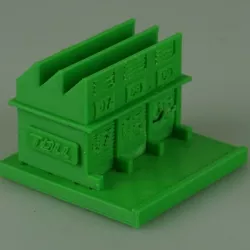 Cartoon Building 013 TOLL Hub