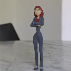 Cartoon Lady