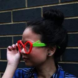 Cat-eye Glasses 'Orchid'
