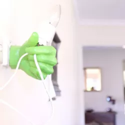 Clasp | Handy Pendant Light, Iphone Cord Dock, Power Switch Cover, Table Lamp in One