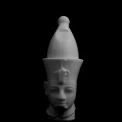 Colossal Granite Head of Amenhotep III at The British Museum, London