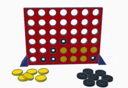 Connect four-for visually impaired persons