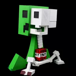 Creeper Anatomy from Minecraft