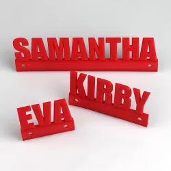 Custom Door Name Plate