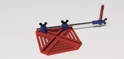Ellipse drawing jig
