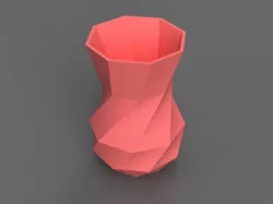 Faceted Vase