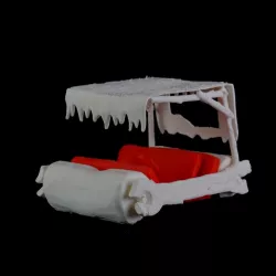 Flintstone Car - Moving Wheels