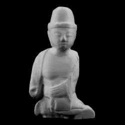 Fragment of Buddha Dainichi Nyorai at The Sainsbury Centre for Visual Arts