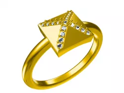 Free !! Wedding Ring 3D CAD Model In STL Format