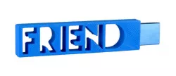 FRIEND - Personalised USB case
