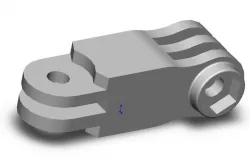 Gopro Mount 3D print model