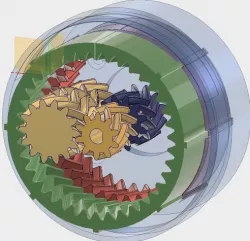 Harmonic Planetary Gear Box (37:1 or 49.3:1) NEMA 17, No Hardwar