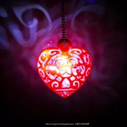 Heart Light & Sheep Face Image