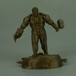 Hulk Reloaded! With Hellboy's Hand of Doom and Thor's Hammer! Unstoppable.