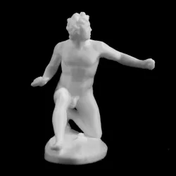 Injured Gaul at the Louvre museum, Paris, France