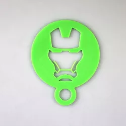 Iron Man Coffee Stencil