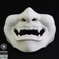 Kimatica Glitchy Geisha Mask